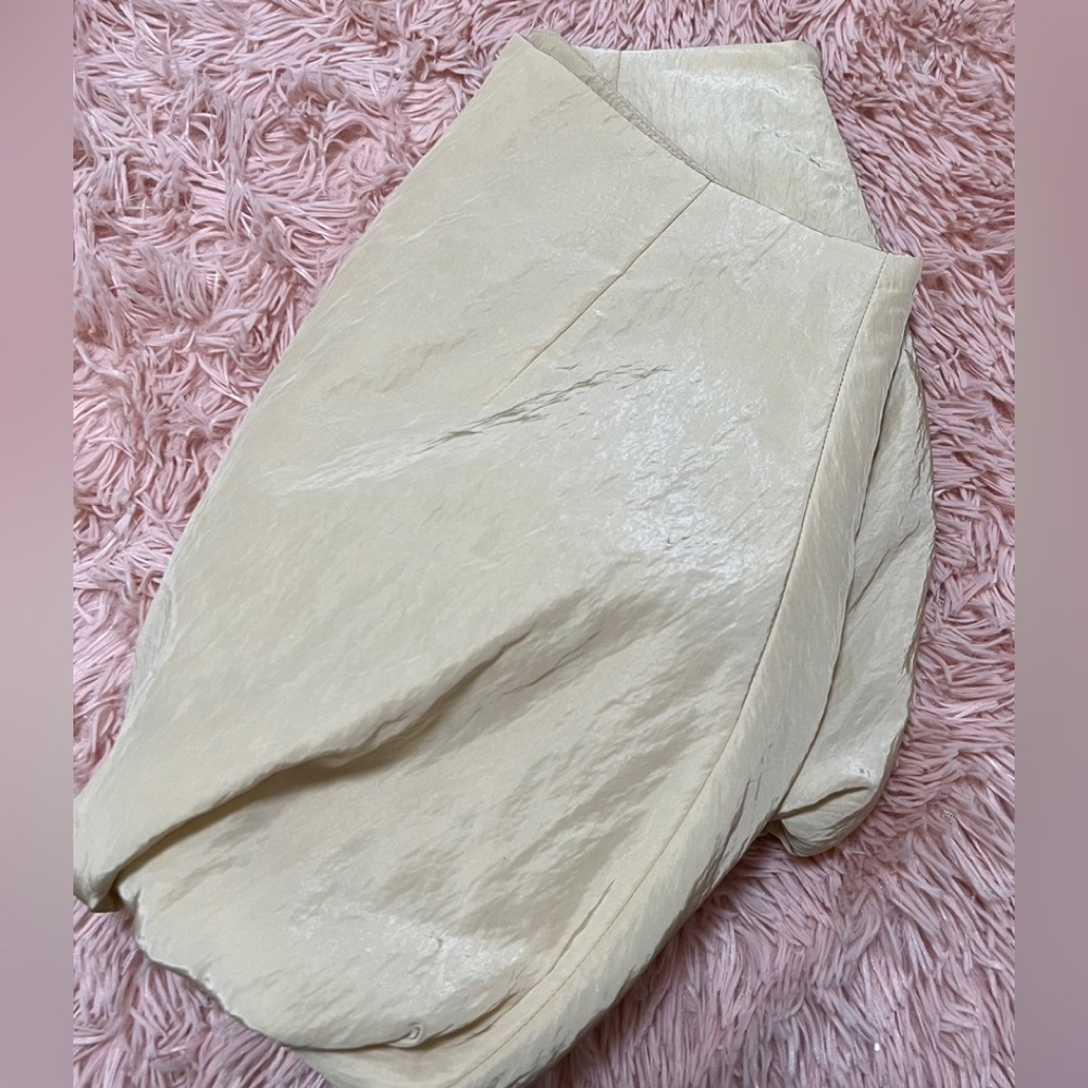 KHAITE Cream Mini Bubble Skirt - Picture 2 of 8